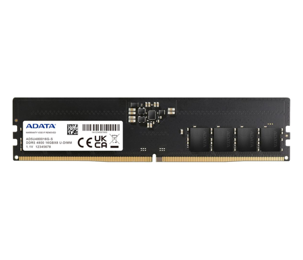 ADATA DDR5 4800 DIMM 16GB 4800 ST AD5U480016G-S - 1076679 - zdjęcie